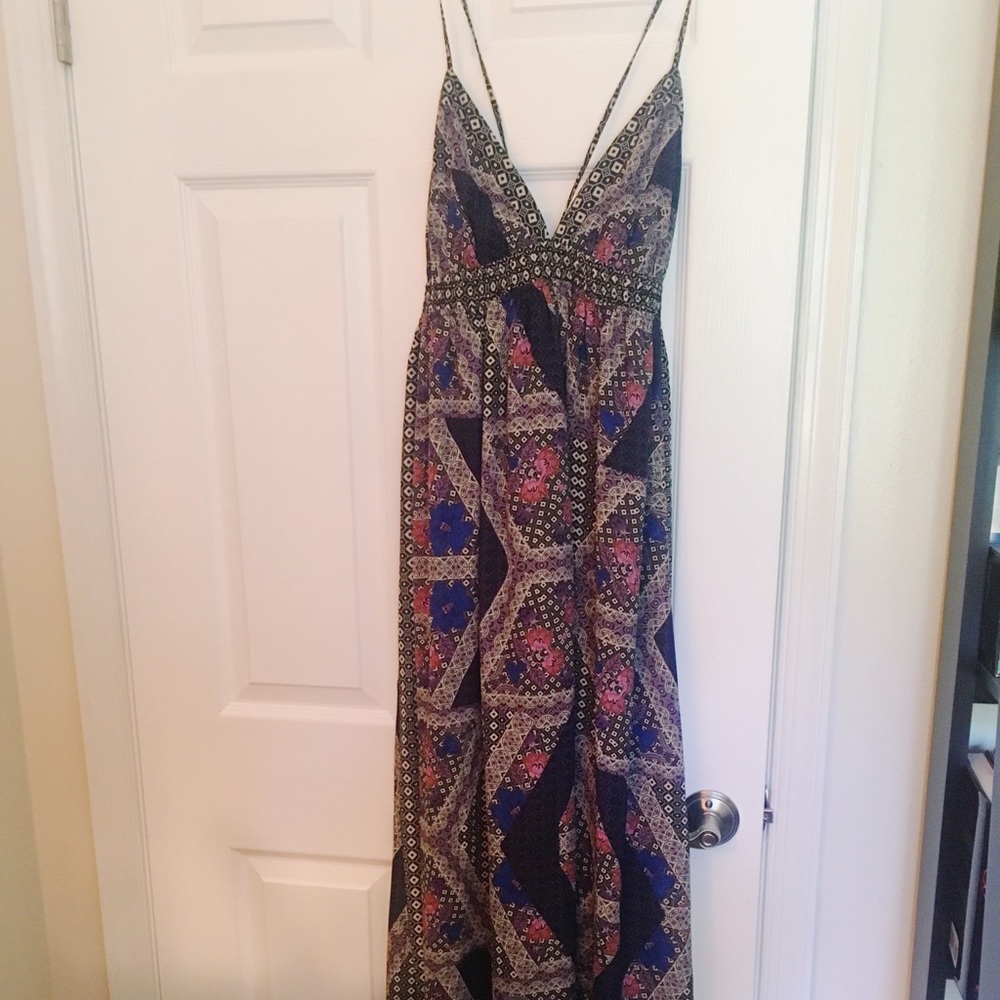 Colorful bohemian maxi dress - Picture 2 of 3